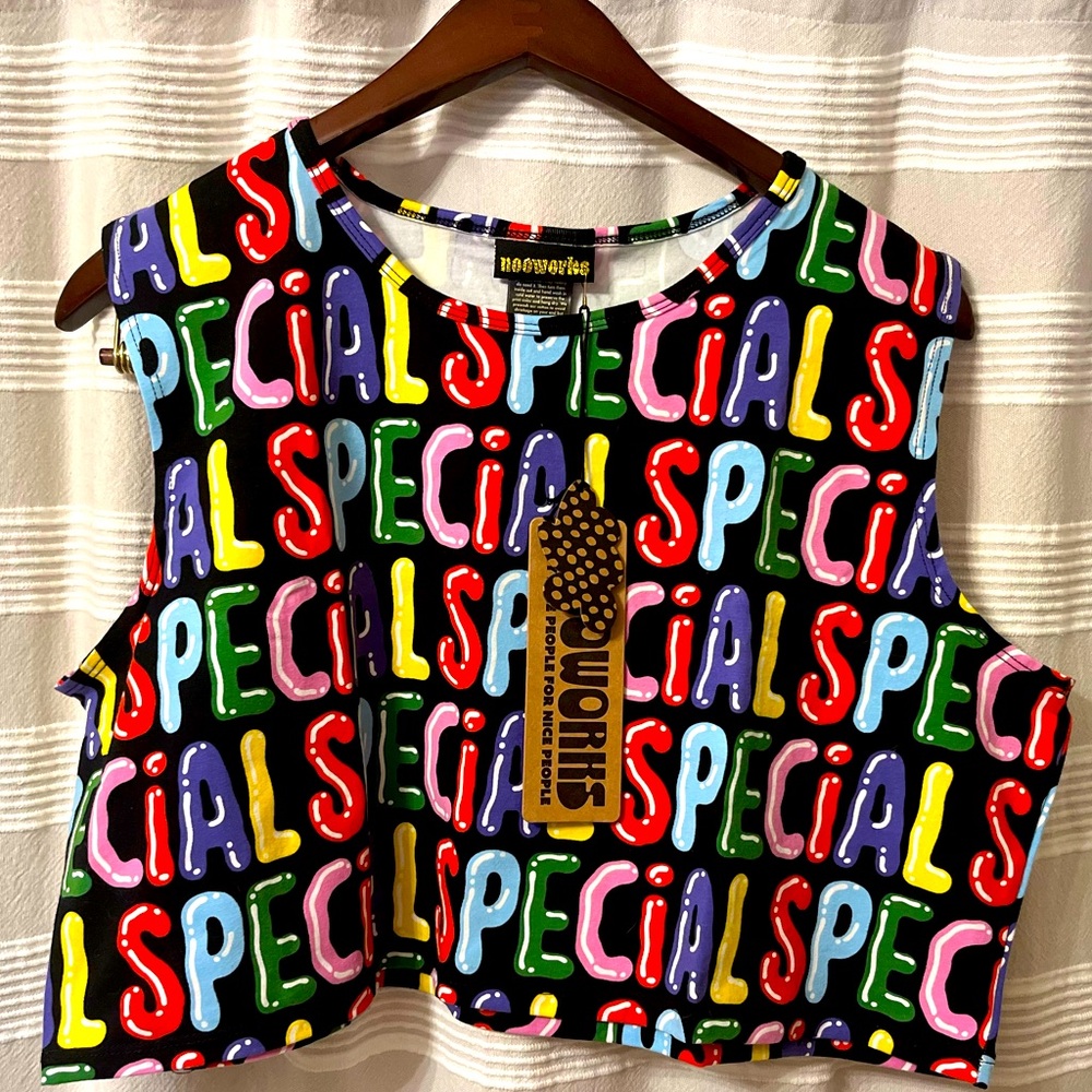 Nooworks Women's 'Specials' Multicolor Crop Tank Top